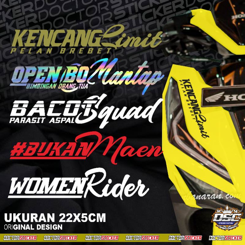 Jual STICKER VARIASI DADA MOTOR DEPAN (COD) | Shopee Indonesia