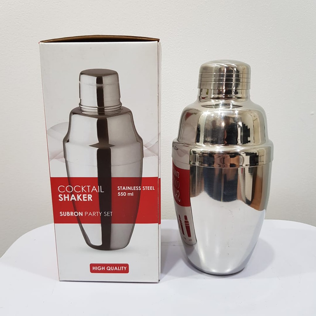 Jual Subron Beverage Drink Shaker 350 ml Stainless Steel / Alat Kocok ...