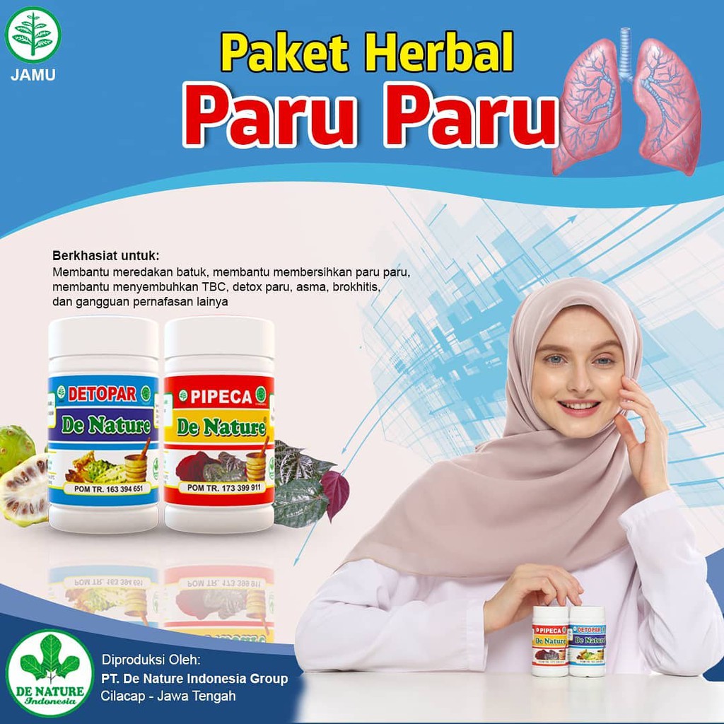 Jual Obat Radang Paru Paru Detopar Pipeca Untuk Pneumonia Bronkitis