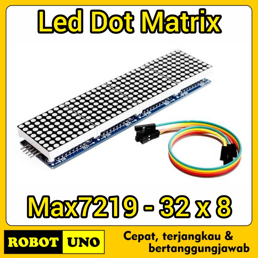 Jual Module Led Dot Matrix 32x8 Display With Max 7219 For Arduino Running Text 4in1 32x8 Max7219 2843