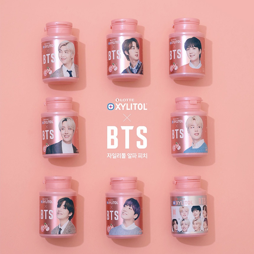 Jual LOTTE XYLITOL X BTS XYLITOL GUM PERMEN KARET KOREA BTS XYLITOL