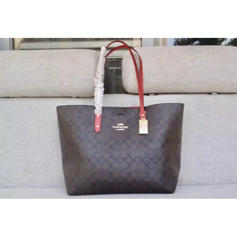 Jual Coach Signature PVC Zip Tote | Shopee Indonesia