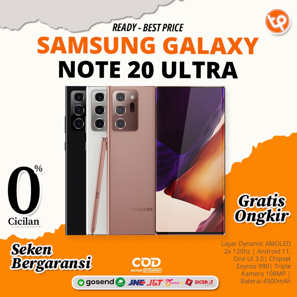 Jual Samsung Note 20 Ultra 256gb 512gb Resmi Sein Fullset Hp Second ...