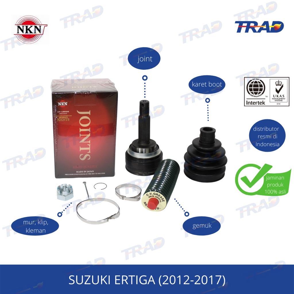 Jual CV Joint AS Roda Luar NKN JAPAN Suzuki Ertiga Manual Shopee