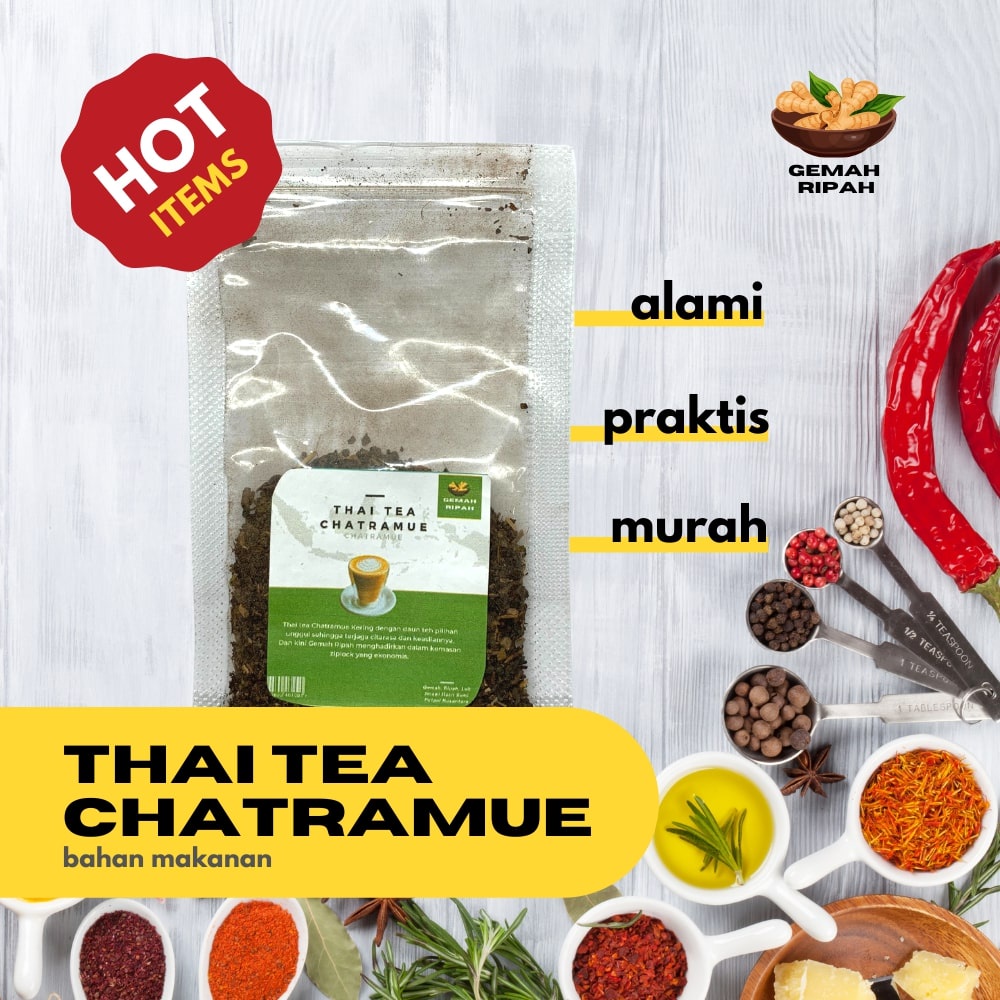 Jual Teh Thai Tea Bubuk Thailand Premium Thaitea Original Powder ...