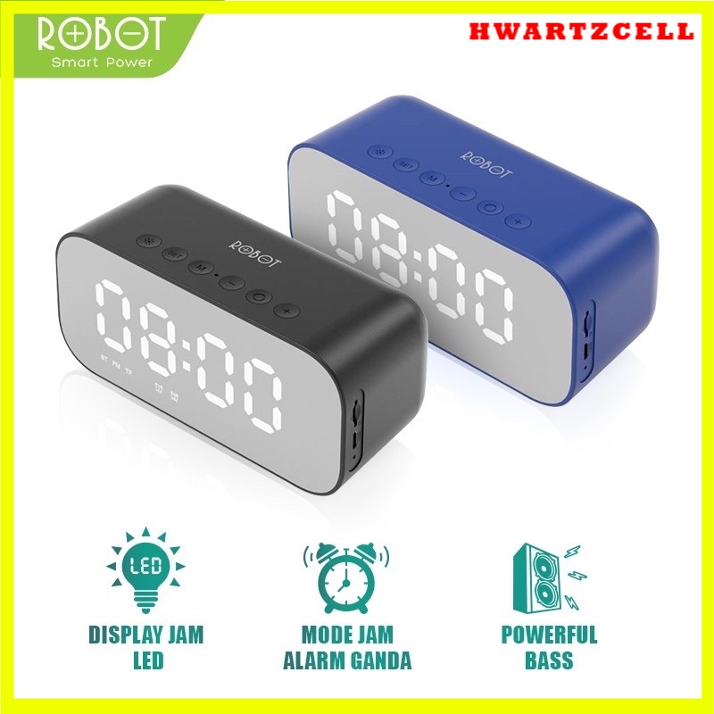 Jual NEW!! ROBOT Speaker Bluetooth RB560 Speaker Alarm Clock LED ...