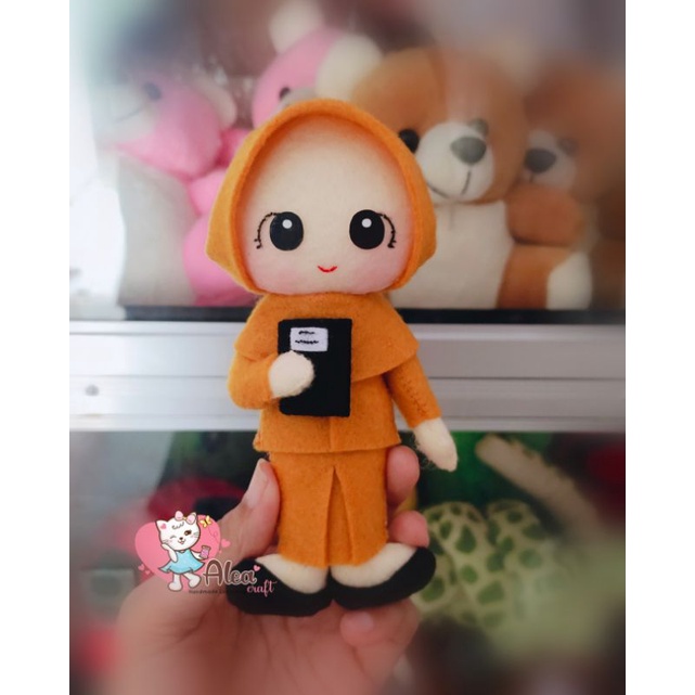 Jual Boneka profesi guru Boneka guru Boneka flanel | Shopee Indonesia
