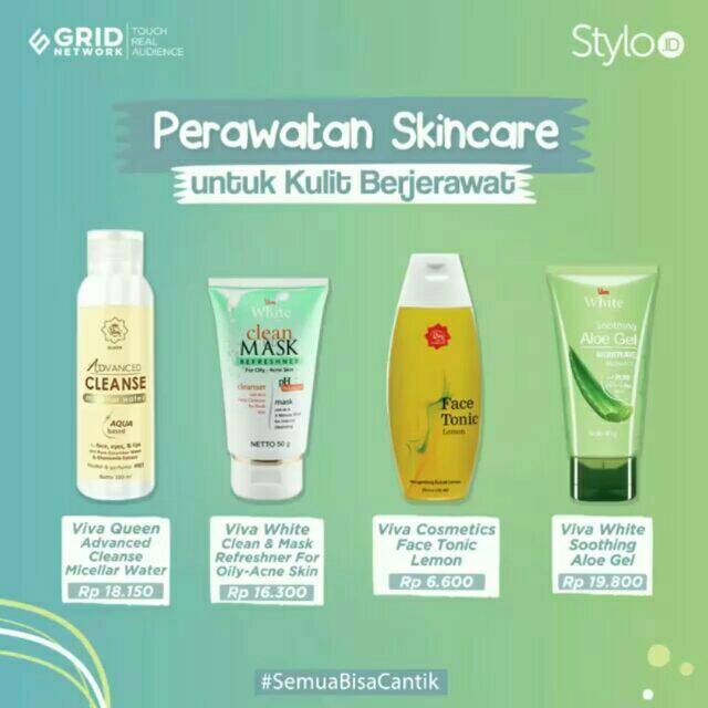 Paket Skincare Viva Untuk Kulit Berminyak