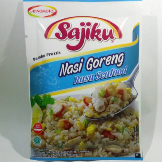 Jual Sajiku Bumbu Praktis Nasi Goreng Rasa Seafood G Shopee Indonesia