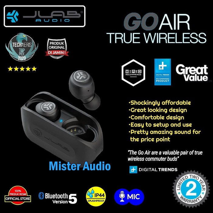 Jual JLAB GO AIR True Wireless Earbuds Original | Shopee Indonesia