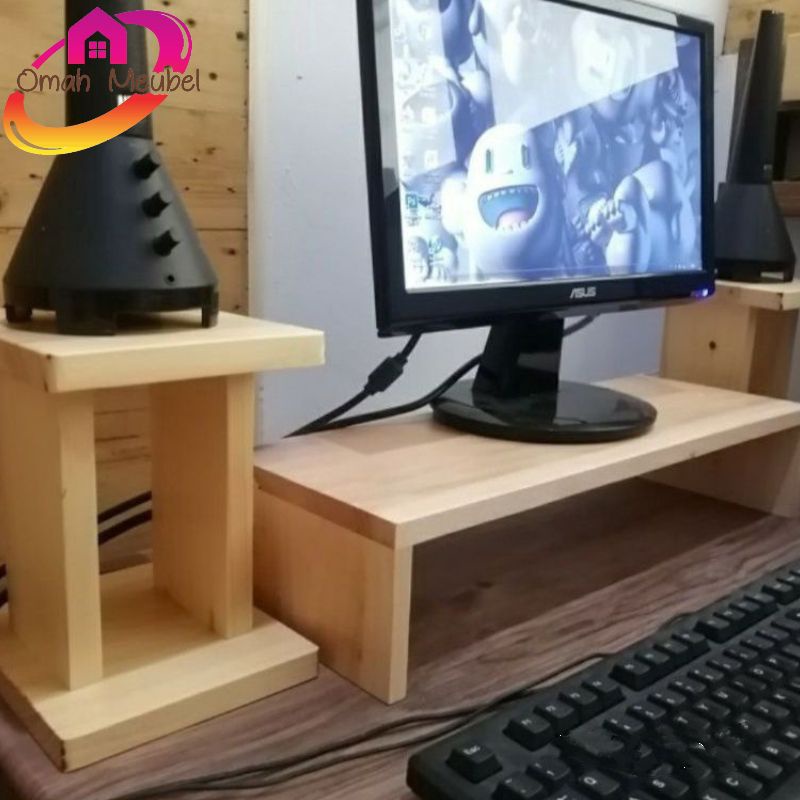 Jual Stand Speaker Dudukan Speaker Tatakan Speaker Speaker Stand Kayu Jatibelanda Shopee Indonesia