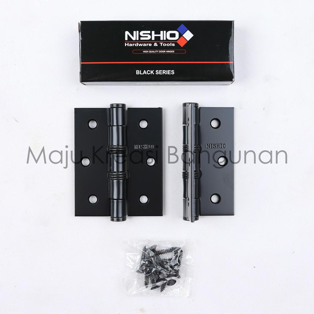 Jual Engsel Tebal Hitam Ukuran 3 Inch NISHIO Besi Pintu Jendela 3Inch ...