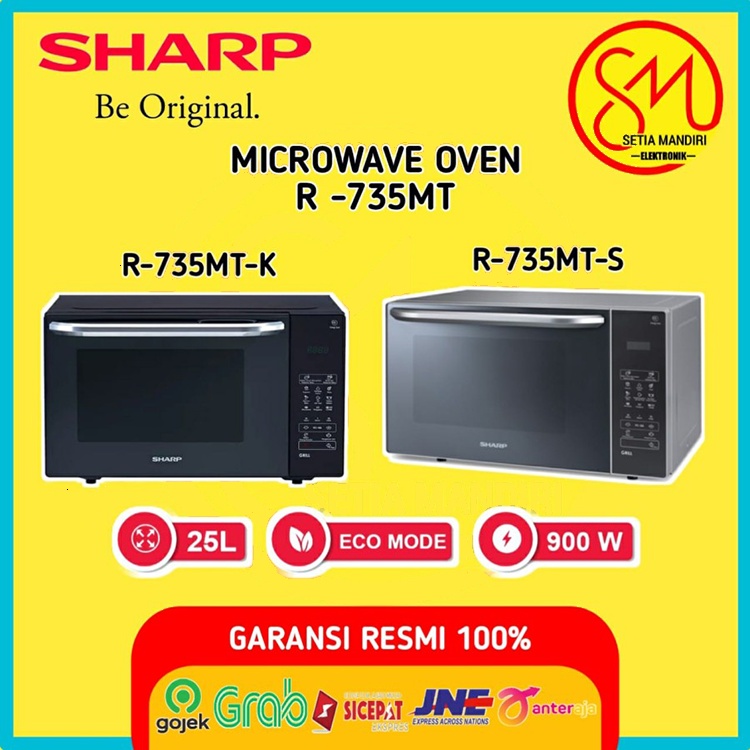 Jual SHARP R735MT Grill Microwave Oven R735MT R735MT (K) Shopee