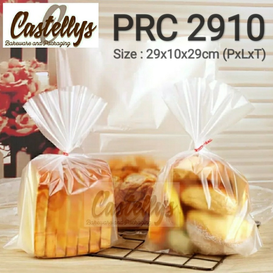 Jual Plastik Roti PRC2910 Polos Doff Roti Tawar Sobek Sisir Bolu Kasur ...