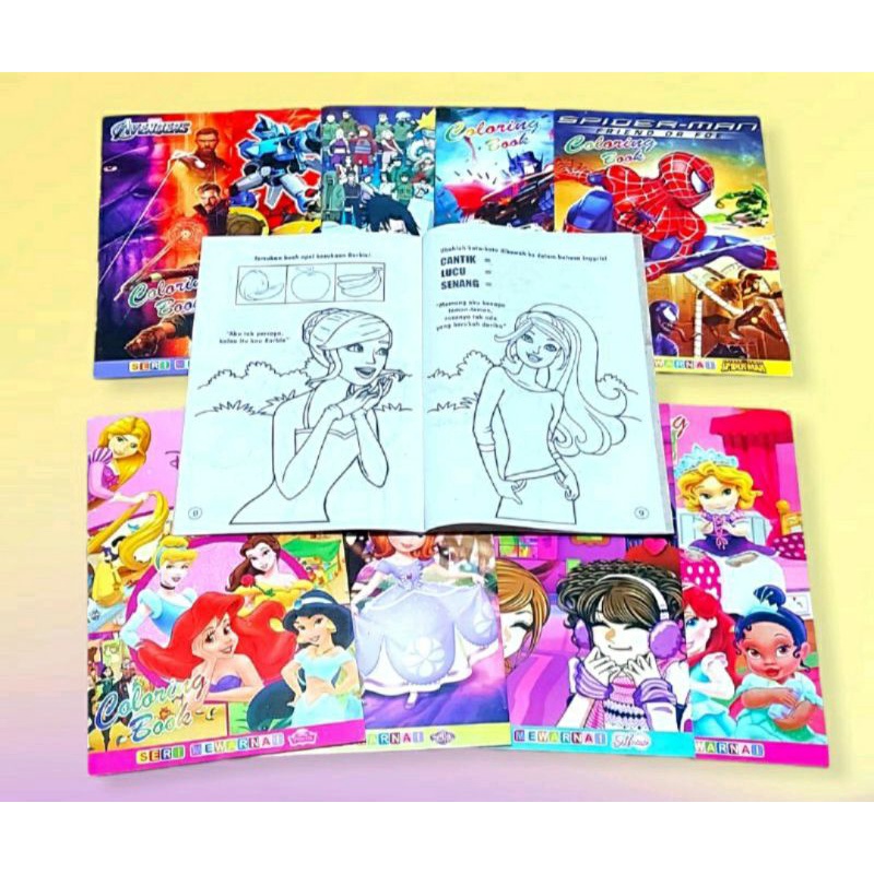 Jual Buku Mewarnai Anak Colouring Book | Shopee Indonesia