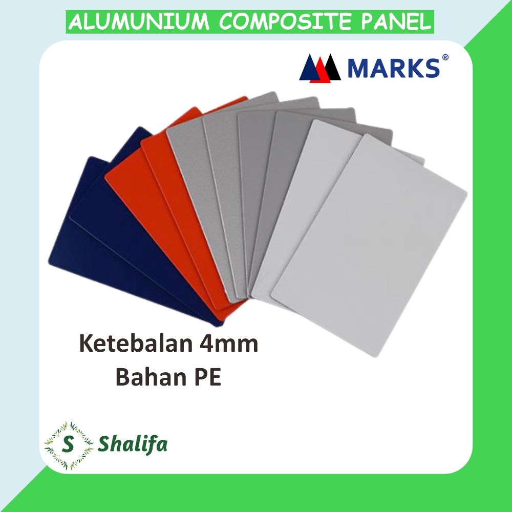 Jual Marks Seven Acp 4mm Pe Alumunium Composite Panel 4 Mm Shopee Indonesia 0507