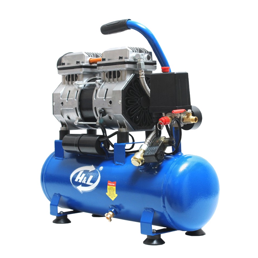Jual H&L HL N1HP 9L Kompresor Angin Listrik Tanpa Oli Air Compressor ...