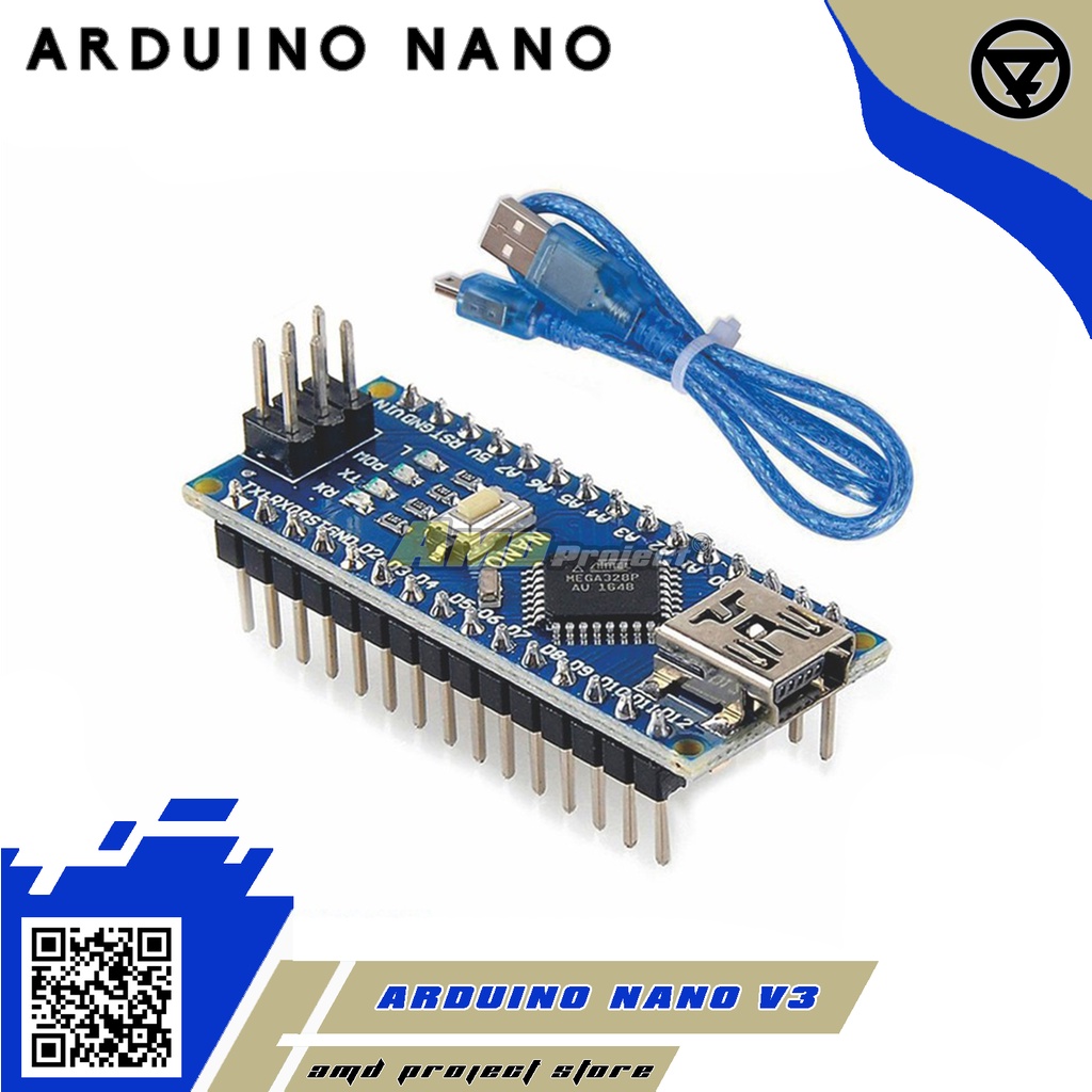 Jual Arduino Nano V3 3.0 Atmega328P CH340 CH340G 5V Board 16Mhz + Kabel ...