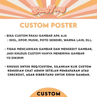 Jual Poster Dinding/Poster Aesthetic Custom Ukuran A5 - A6 10.5x14.8cm -  Kota Bogor - Bobokhoproject