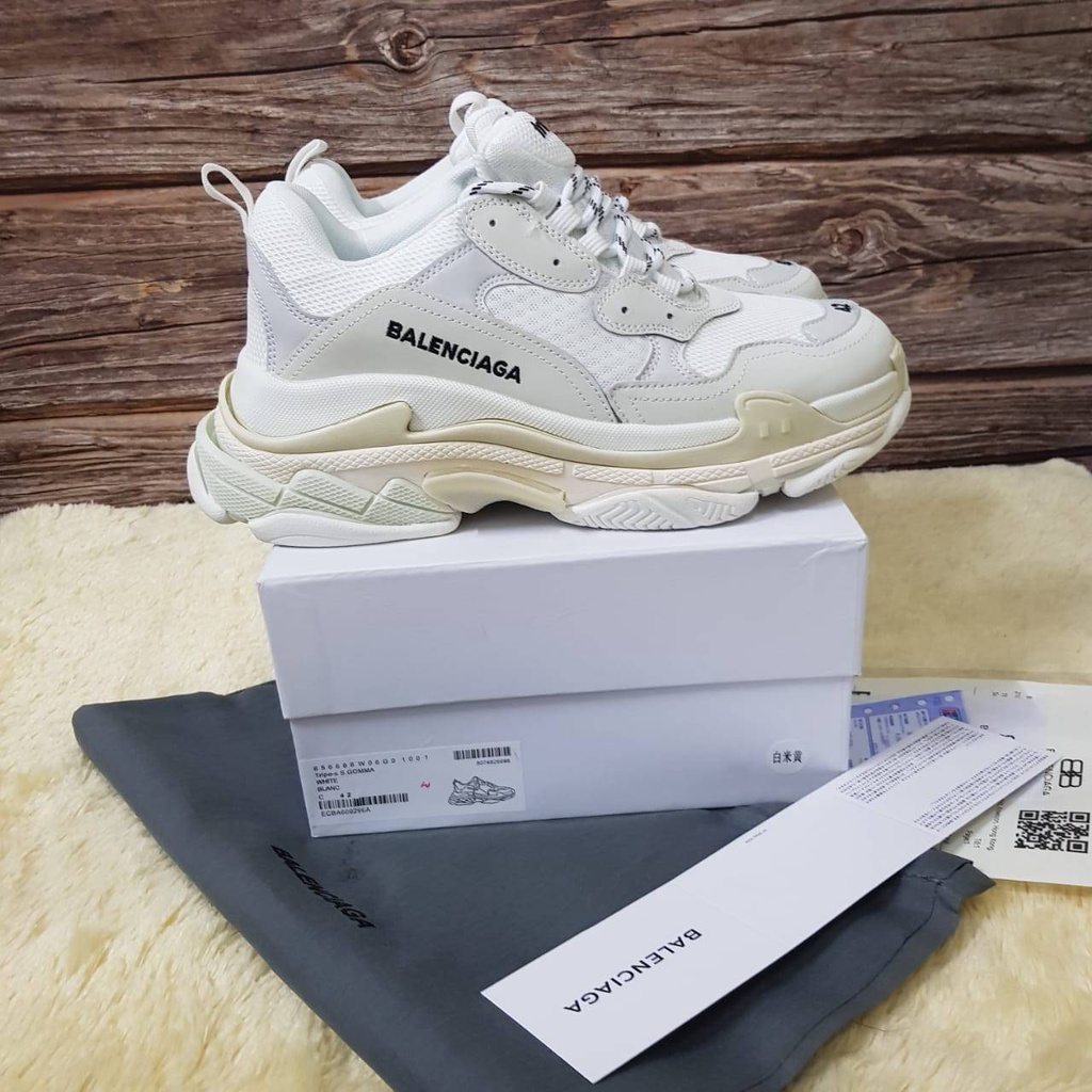 balenciaga s triple white