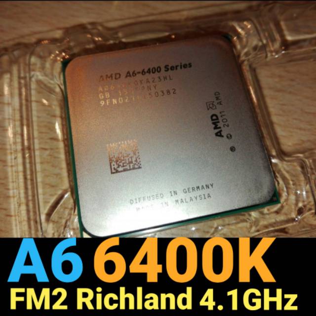 Jual A6 6400K 4.1GHz FM2 with Radeon Graphic AMD Processor Richland ...