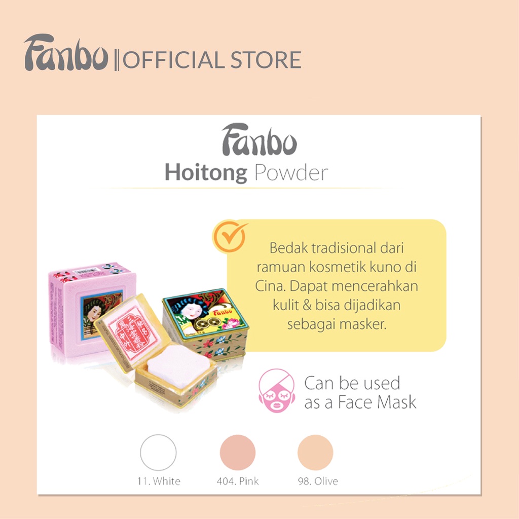 Jual Fanbo Hoitong Powder Bedak Semi Padat | Shopee Indonesia
