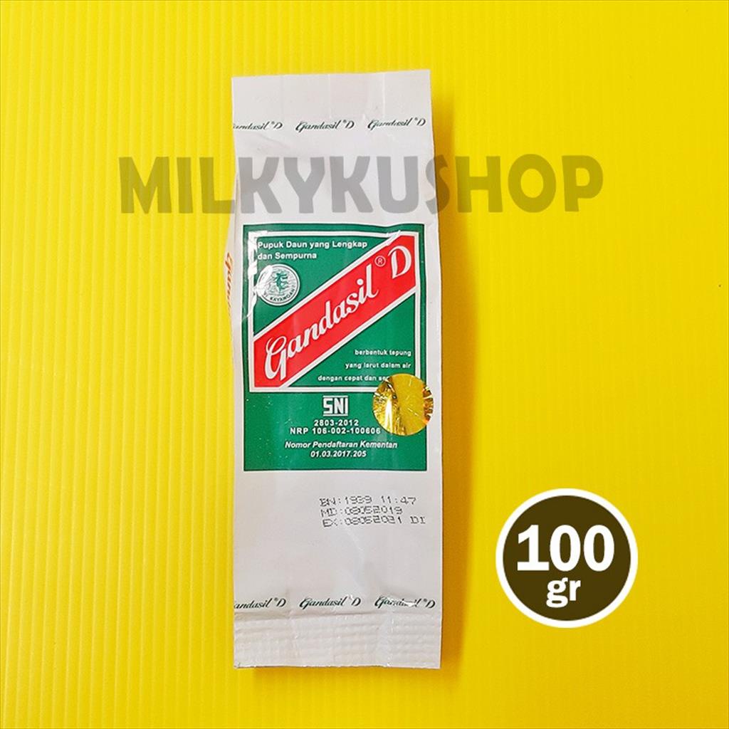 Jual PUPUK TANAMAN DAUN HIJAU GANDASIL D KEMASAN 100 GRAM | Shopee ...