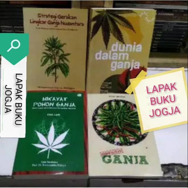 Jual Paket 4 Buku Hikayat Pohon Ganja, Dunia Dalam Ganja, Strategi ...