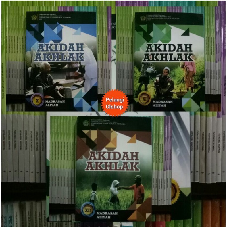 Jual BUKU AKIDAH AKHLAK MADRASAH ALIYAH/MA KELAS 10,11 DAN 12 REVISI ...