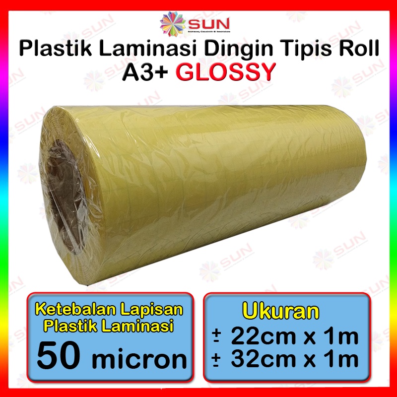 Jual Plastik Laminasi Dingin Tipis Roll 50 Micron 140 Gsm 91 4cm X 50