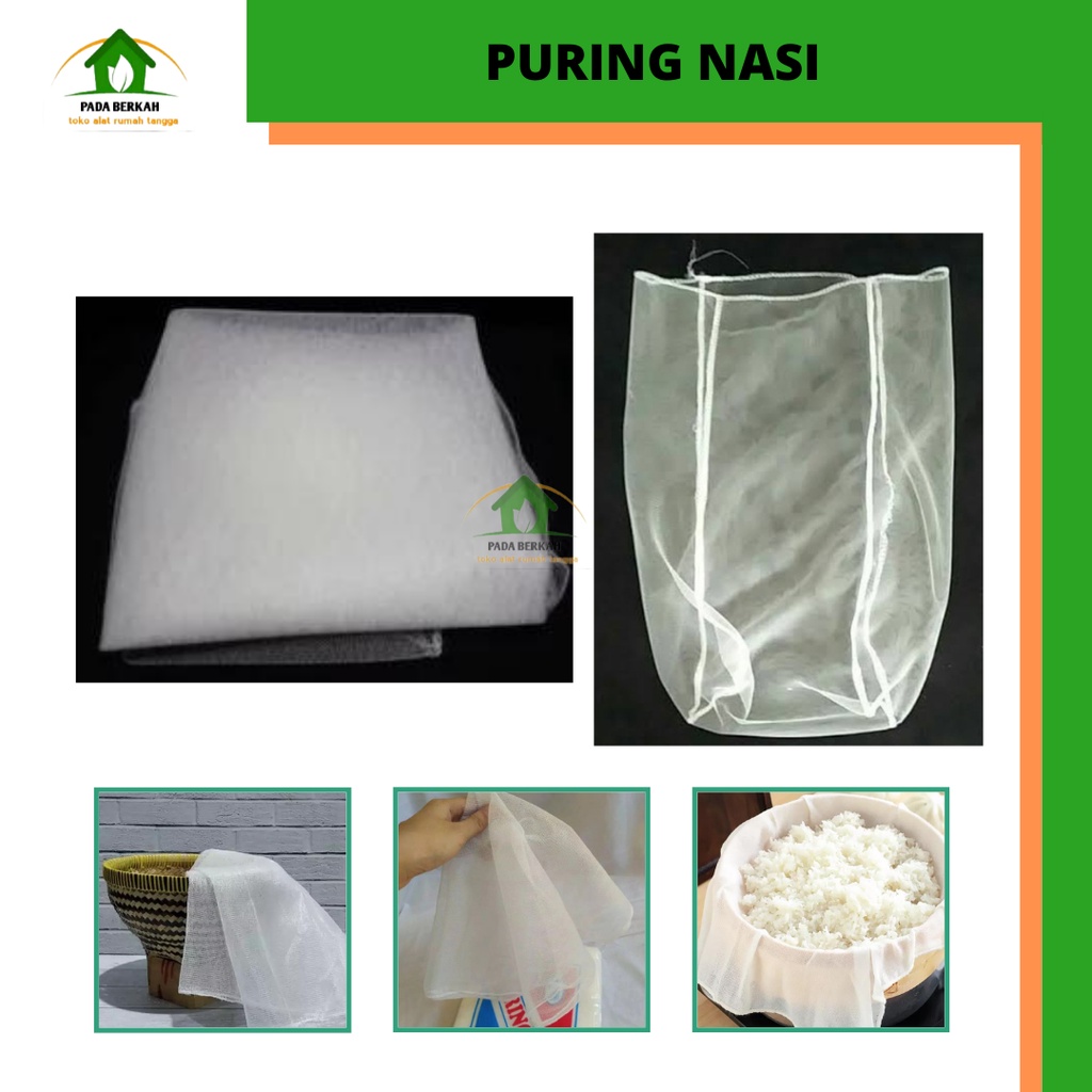 Jual Puring Nasi Kain Jaring Nasi / Gembol Nasi Puring Nasi murah ...