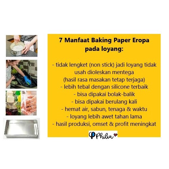 Jual Baking Parchment Paper Halal Anti Lengket PRIMABAKE STAR 41 Gsm ...