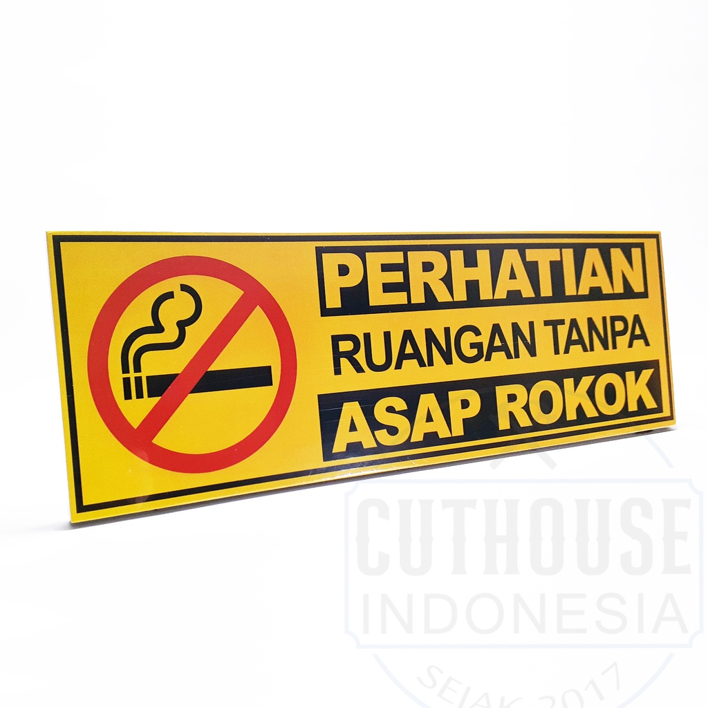 Jual Hsw011 No Smoking Home Wall Decor Hiasan Pajangan Dinding