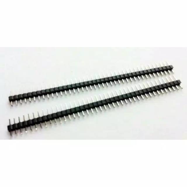 Jual Pin header male 40 pin lurus 2.54mm tulang ikan | Shopee Indonesia