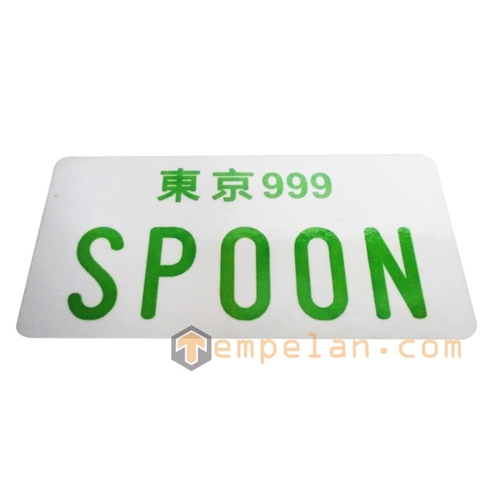 Jual STICKER PLAT JAPAN SPOON | Shopee Indonesia