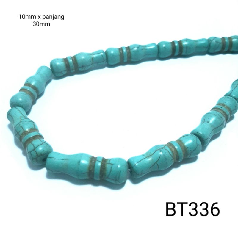 Jual manik batu alam natural turquoise carved beads10mm | Shopee Indonesia