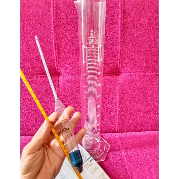 Jual Hydrometer Astm Bio Solar Gelas Ukur Duran Liter Dan Glass