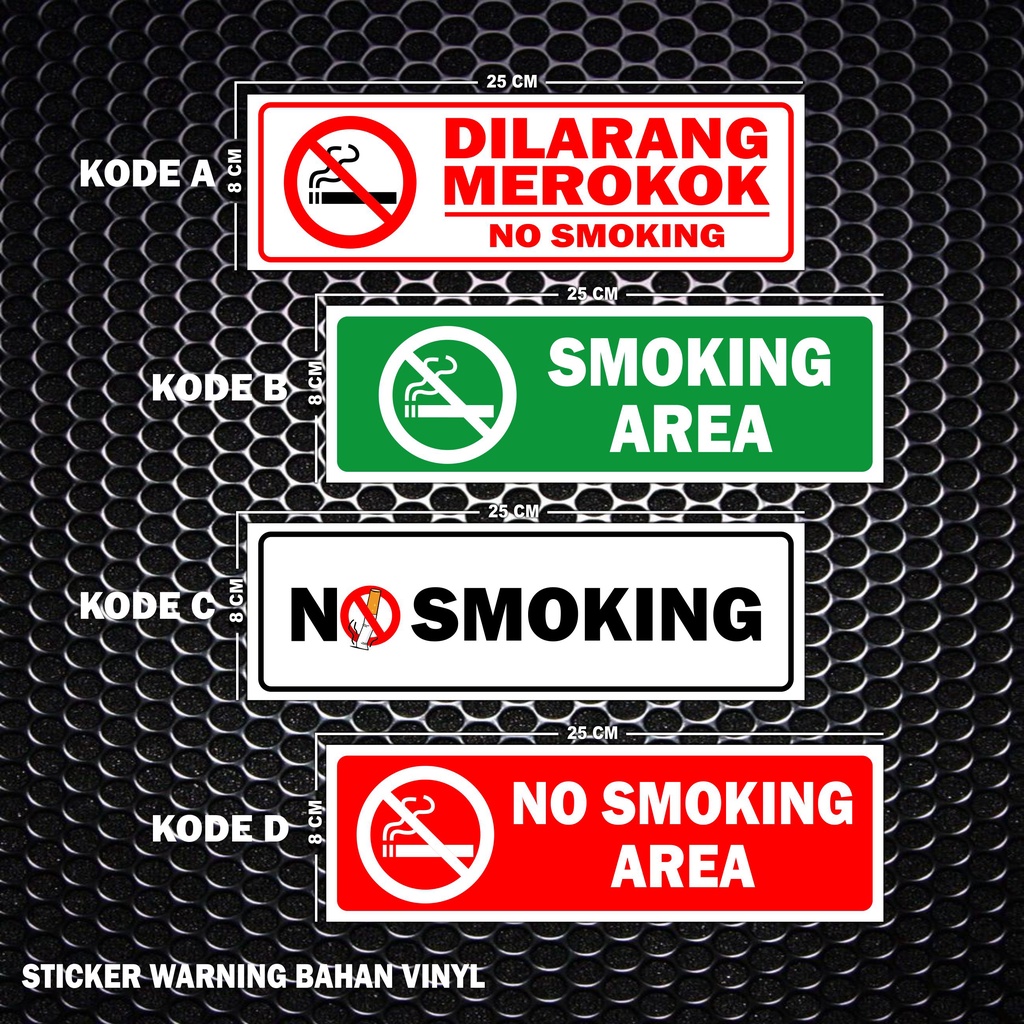 Jual STICKER NO SMOKING STIKER DILARANG MEROKOK | Shopee Indonesia