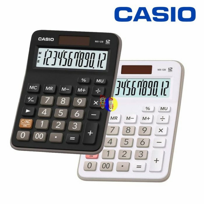 Jual Kalkulator / Calculator Casio MX-12B Black/White | Shopee Indonesia