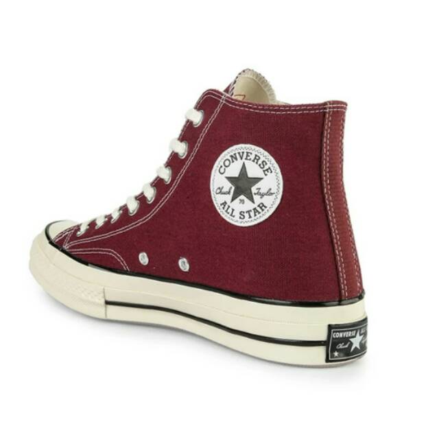 Jual CONVERSE CHUCK 70s HI DARK BURGUNDY 162051C Shopee Indonesia