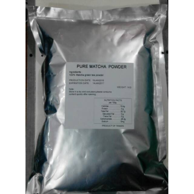 Jual pure matcha powder taiwan | Shopee Indonesia