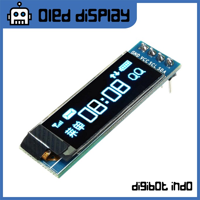 Jual OLED Display 0.91 Inch - 128X32 I2C Interface SSD1306 1306 ...