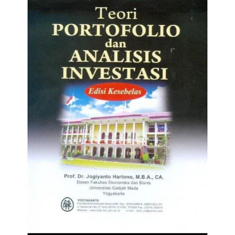 Jual BUKU TEORI PORTOFILIO DAN ANALISIS INVESTASI EDISI 11 JOGIYANTO ...