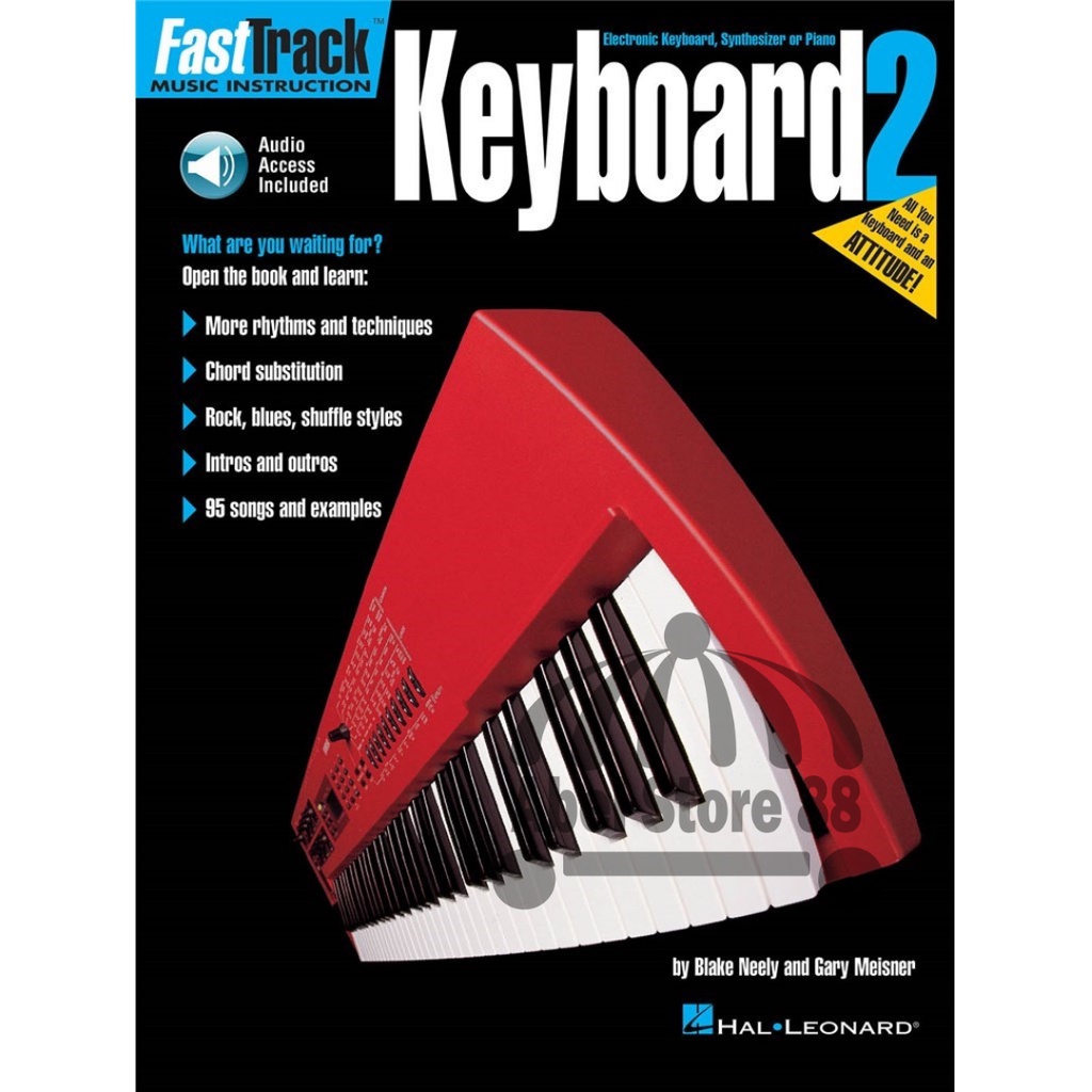Jual FastTrack Keyboard Method Book 1/2 Buku Belajar Keyboard Pemula