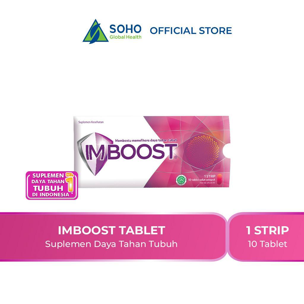 Jual Imboost Tablet Immunity Booster Daya Tahan Tubuh - 1 Strip 10 ...
