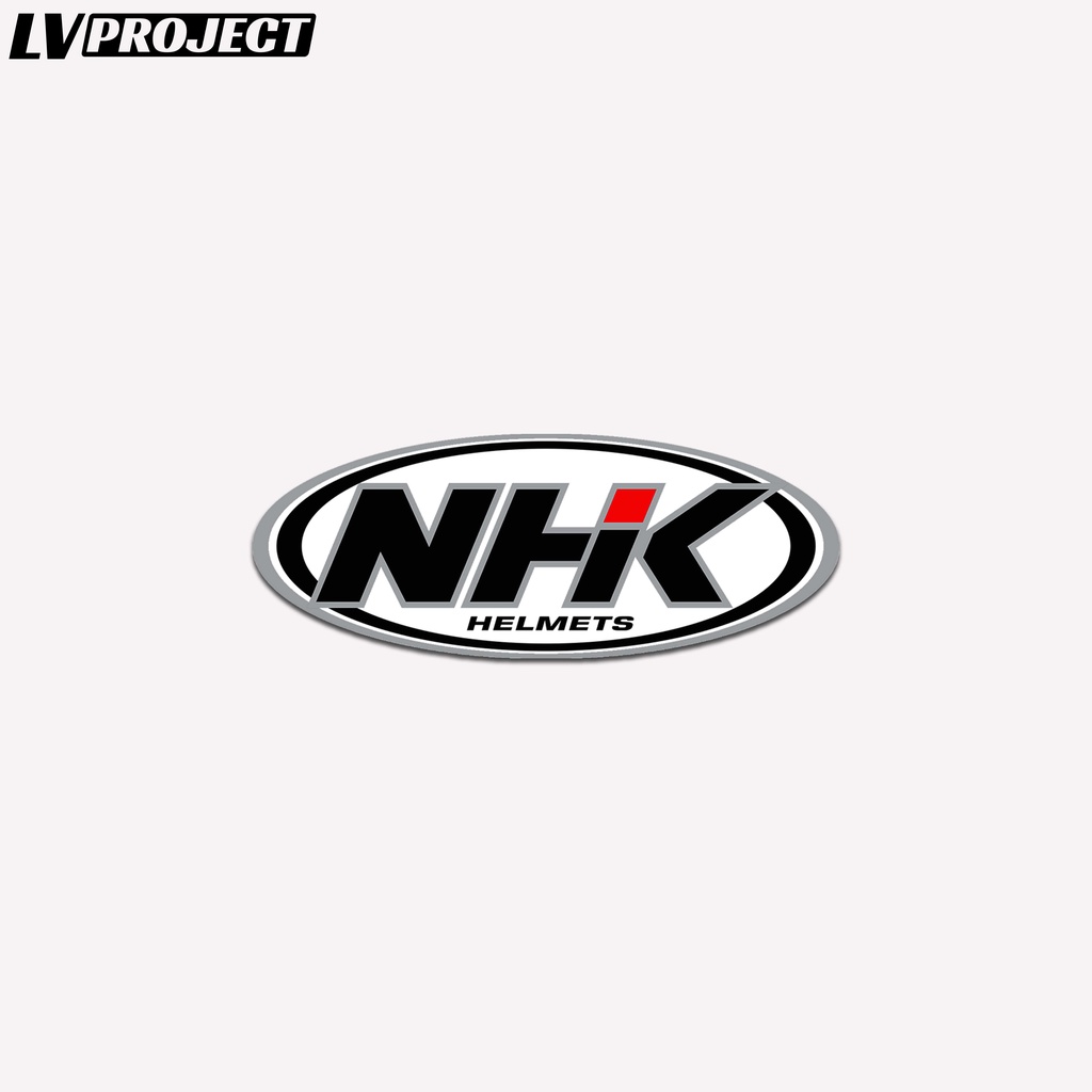 Jual Stiker NHK Helmet Oval Sticker Helm NHK Fullface | Shopee Indonesia