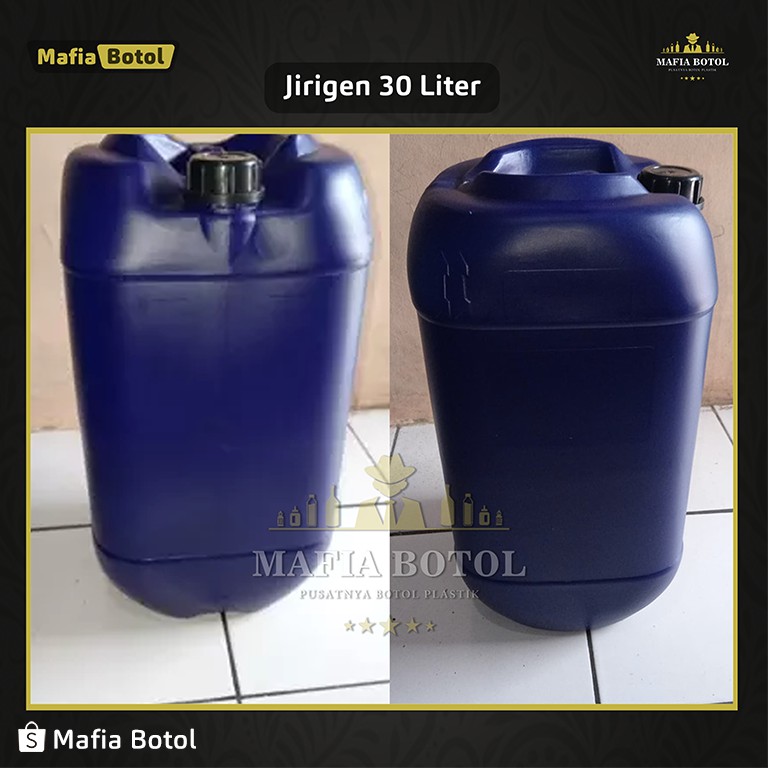 Jual Jerigen Jirigen Jirgen Dirigen Jerrycan 20 Tigapuluh Liter Ltr Plastik Hdpe Cairan Kimia 6027