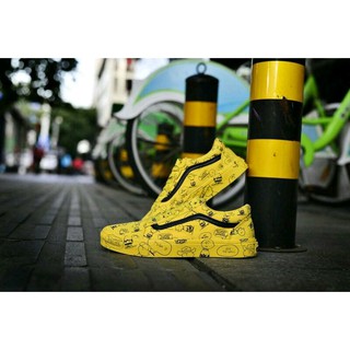 Vans peanuts hotsell old skool jaune