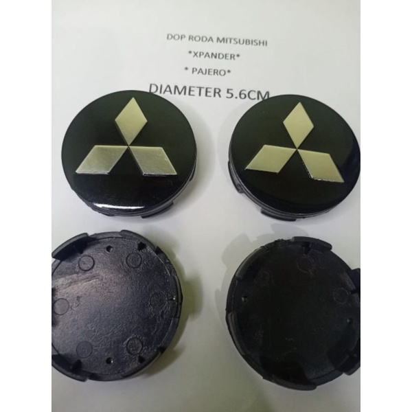 Jual dop roda tutup velg mitsubishi xpander pajero diameter 5,6cm ...