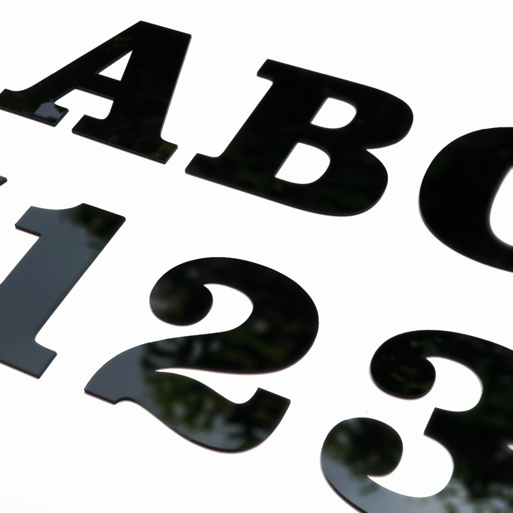 Jual Huruf Timbul Akrilik - 20CM FONT CUSTOM - Laser Cut Akrilik